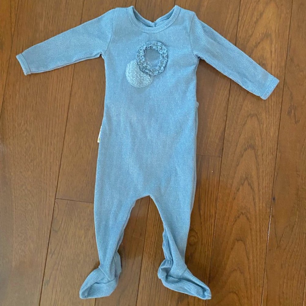 Maniere Designer Metallic Footie (6 Months)